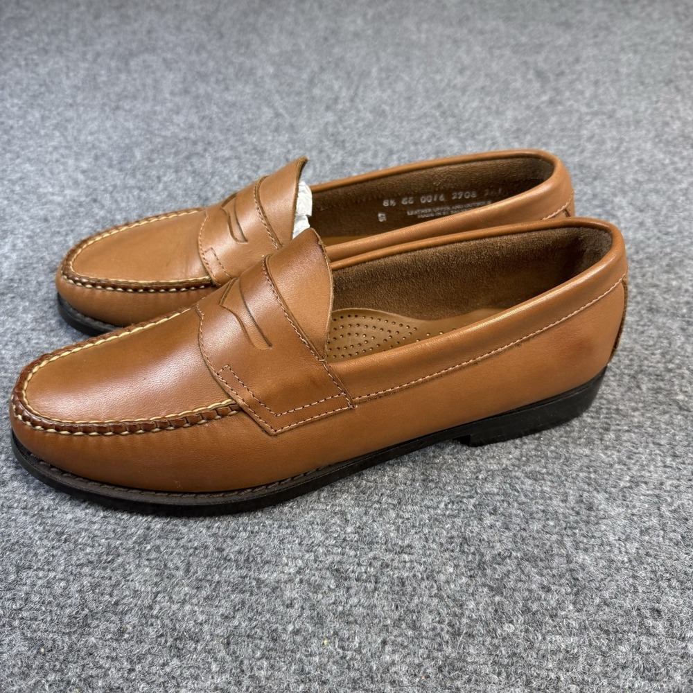 GH Bass Weejuns Larson Penny Loafers Brown Men's 8.5 2E New In Box - Picture 2 of 9
